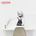 UJIOM Helluva Boss Loona School Uniform Furry Wall Stickers Bedroom Cartoon Decals Waterproof Living Room Wardrobe Decals. 