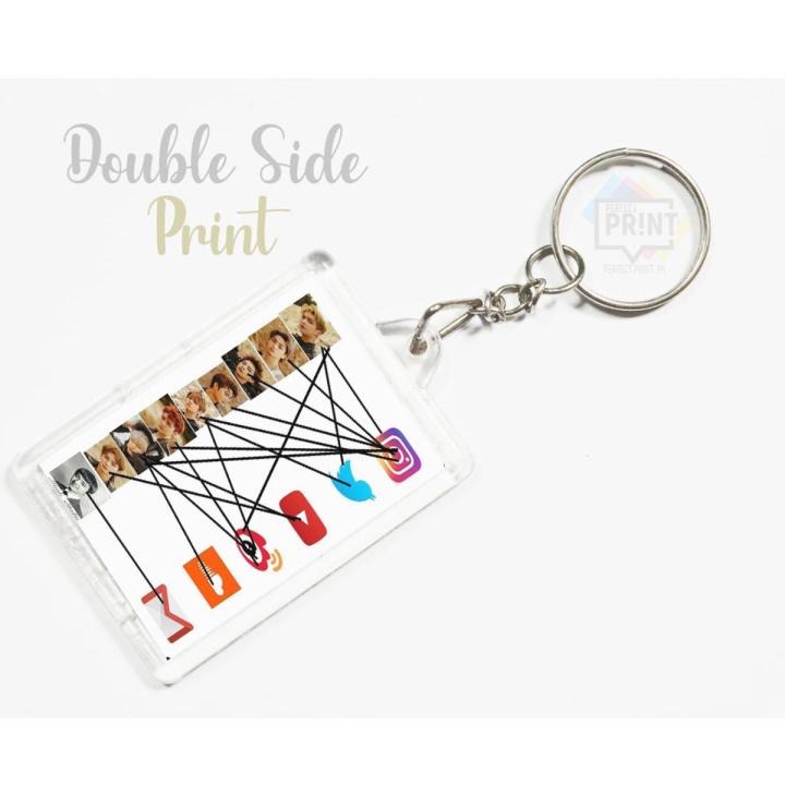 Bts Keychain Design Key Ring BTS Army BTS Linking Design Keychain | Daraz.pk