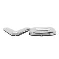 3X 7.5x3.5cm Auto car V8 stickers 3D Chrome Sticker Badge Emblem. 