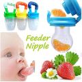 4 In 1 Pacifier/Fresh Fruit Food Baby Feeding Safe Fruit Feeder Crawling  Pads For Knee U Style Tooth Brush And Silicone  Spoon Feeding Bottle Feeding For Infant Supplies. 