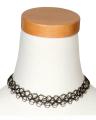Double Tattoo Choker Necklace Set for Women. 