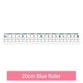 High Quality Transparent Ruler With Wavy Line Preventing Myopia Straight Rulers Plastic Scale Ruler School Office. 