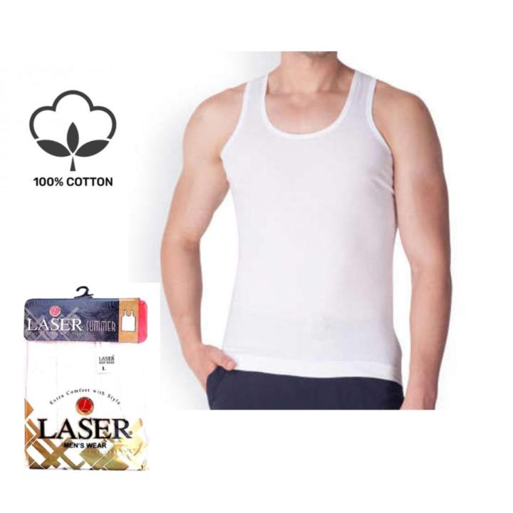 Vest for Men - Banyan - Sando - Sleeveless - 100% Combed Cotton Vests