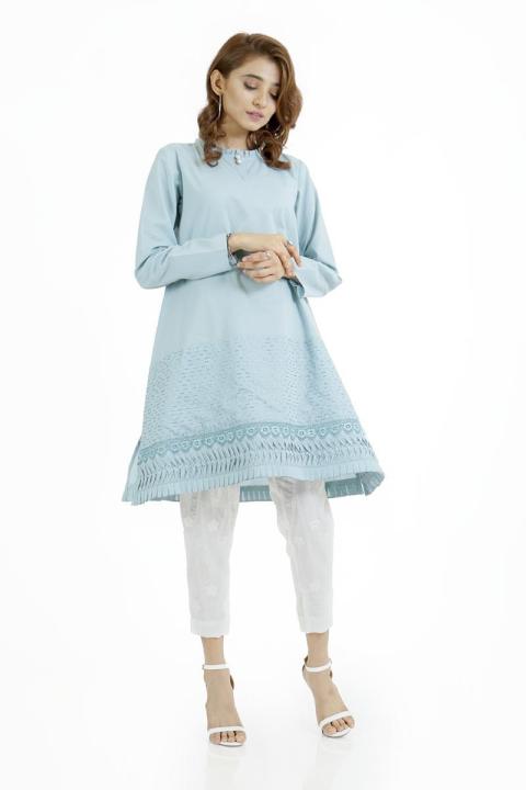 EGO%20Fall%20Collection%202019%20%20Maze%20%20Sea%20Blue%20Cotton%20Kurti%20For%20Women%20-%20Image%203