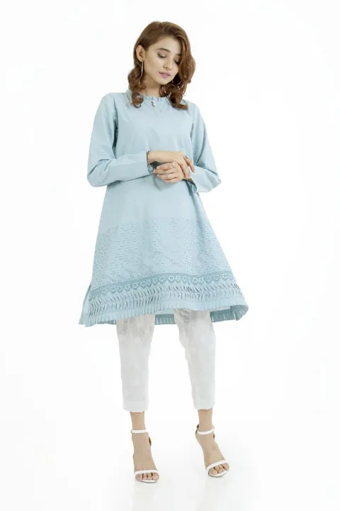 EGO%20Fall%20Collection%202019%20%20Maze%20%20Sea%20Blue%20Cotton%20Kurti%20For%20Women%20-%20Image%203