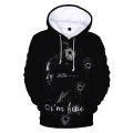 Rapper Lil Tjay 3D Printed Hoodies Mens Casual Pullover Streetwear Sweatshirt Tracksuit Oversized Hooded Clothes Cool Black Coat. 