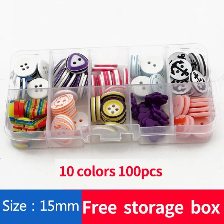 【Good-Love Store】Children buttons colorful baby button sweater clothes button circular kindergarten handmade cute buttons