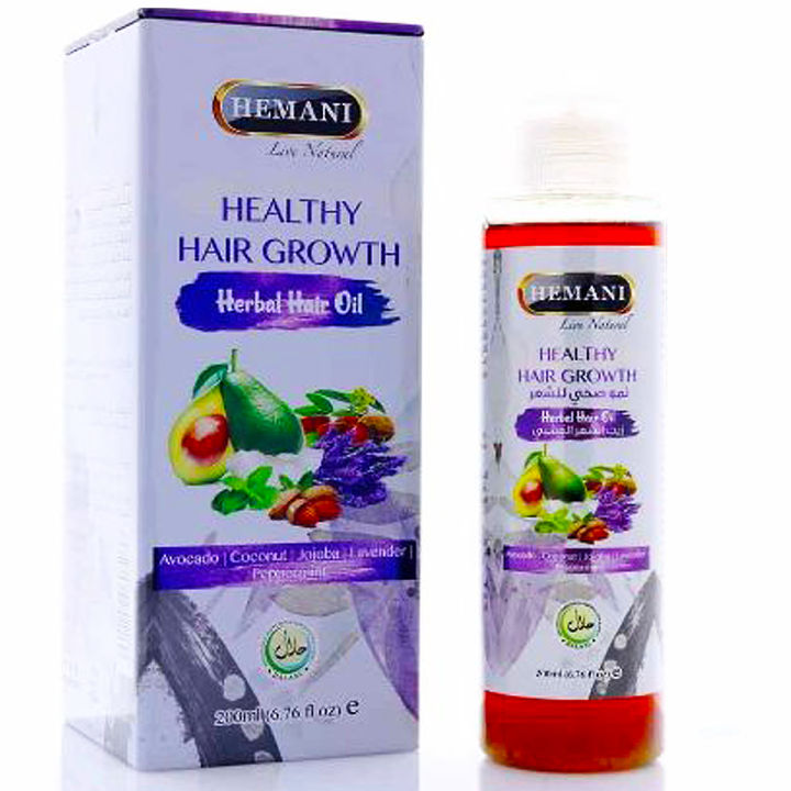 𝗛𝗘𝗠𝗔𝗡𝗜 𝗟𝗜𝗩𝗘 𝗡𝗔𝗧𝗨𝗥𝗔𝗟 - HEALTHY HAIR GROWTH OIL 200ML (TIN)