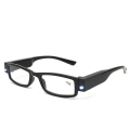 Hands-free Magnifying Glasses Flexible Magnifier Glasses LED Lit Magnifier Glasses Reading Glasses With 180% Magnification Loupes For Sewing And Crafting. 