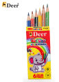 "Deer Pollywood Half Size Color Pencils - 6 Bright Colors in Each Packet!". 