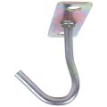 3X Fan Fixture Metal J Shaped Ceiling Mount Hook Hanger 80mm Height. 