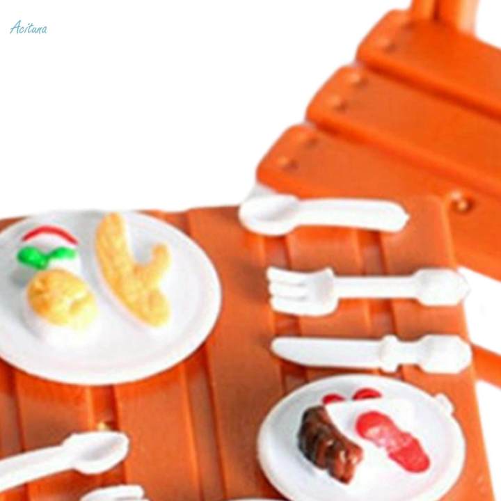 1:12TH%20Miniature%20Beach%20Table%20Chair%20Pretend%20Toy%20Ornament%20for%20Educational%20Toy%20-%20Image%209