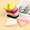 【HOT】 2/4/6 Pcs Triangle Velvet Powder Puff Flours Mini Face Makeup Sponge Cosmetics Lightweight Soft Cotton Face Powder Puff Washable. 