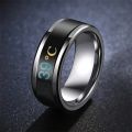Smart Temperature Ring Titanium Steel Body Temperature Emotional Feeling Smart Temperature Ring Female Male Waterproof Jewelry. 