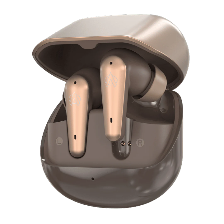 Audionìc Airbud 595 Flip Design Wireless Bluetooth Earbuds - ANC WaterProof Gaming Mode One Year Brand Warranty