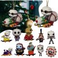Christmas tree decoration Nightmare before Christmass Jack and Sally Pendant New Year Gift 2032 Christmas decoration Pendant. 
