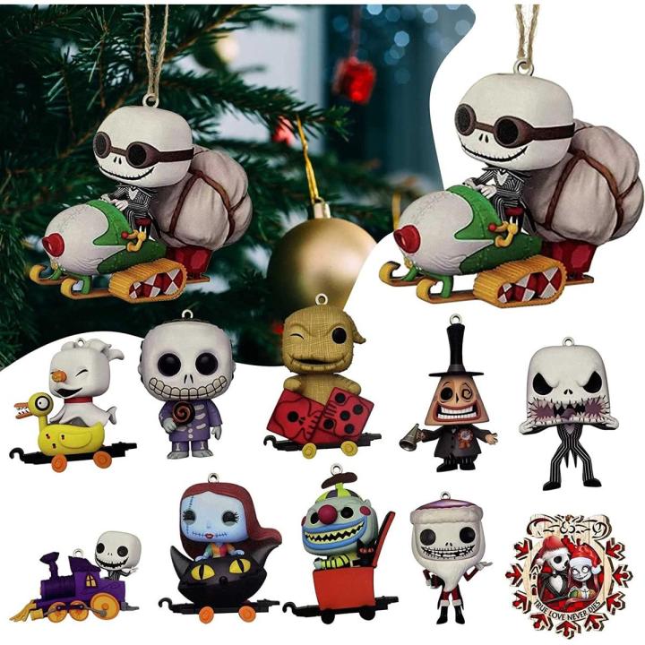 Christmas tree decoration Nightmare before Christmass Jack and Sally Pendant New Year Gift 2032 Christmas decoration Pendant