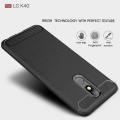 LG K40 Case Bumper Rubber Silicon Carbon Fiber Flexible Protective Cover For LG K40. 