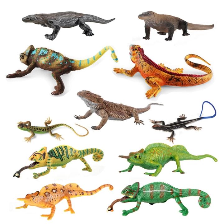 Iguana Moloch Lizard Figures Chameleon Toy reptile Animal Figurines Anime Action Figure Plastic Animals for Children Toys Games