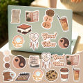 60/120Pcs Aesthetic Stickers Retro Ins Notebook Water Cup Stickers Cute Student Ledger Stickers. 