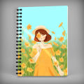 Notebook - Cute Character Cover for Girls University and College Subjects Printicious CG0020. 