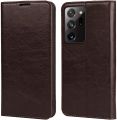 For Samsung Galaxy Note 20 Ultra - Full Protective Premium Soft Leather Front and Back Kickstand Flip Cover Case For Samsung Galaxy Note 20 Ultra. 