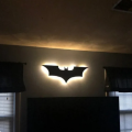 3D Batman Led Wall Lamp - Gaming WALL Decor - Gaming room decor - Color Black. 