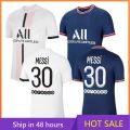 EZGONEW Psg Jersey Paris Saint Germain -2022 Home Blue Away White Messi No. 30 jersey Soccer Shirts Hot selling~365~. 