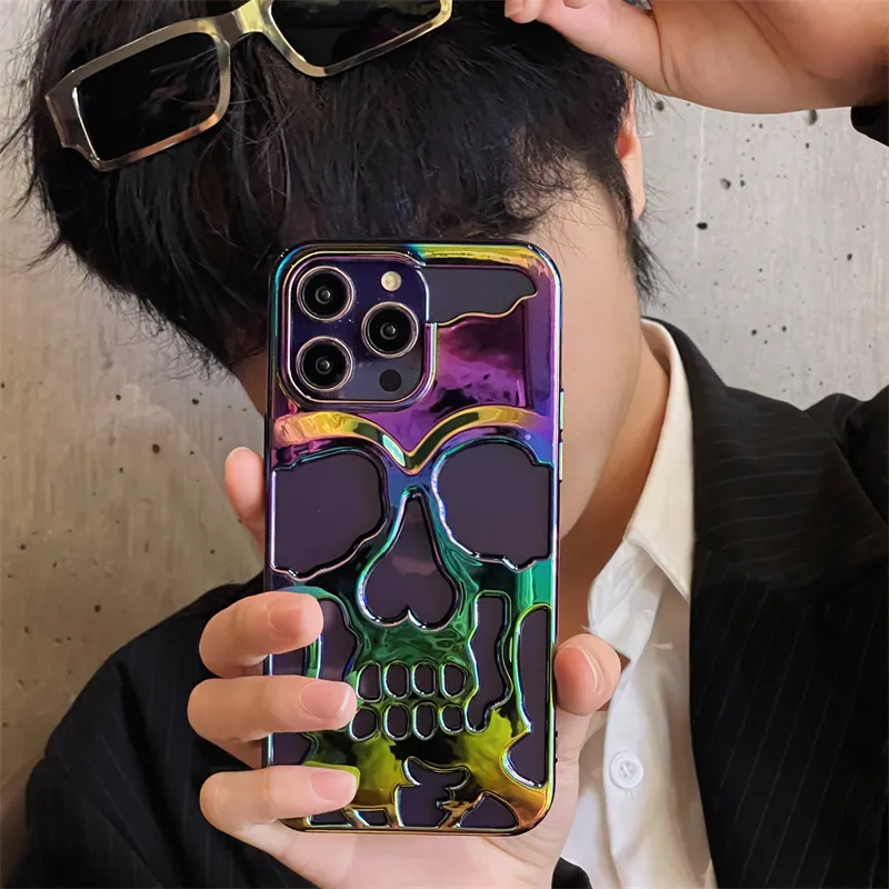 New 3D Skull Phone Case Anti drop Cover High quality for iPhone 11