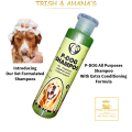 Trish & Ahana’s P-Dog 100% Natural - All Purpose - Dog Shampoo with Extra Conditioner 200ml. 