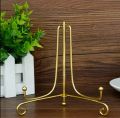 Iron Easel Display Stand Resin Coaster Stand Photo Stand Resin Plate Holder Plate Display Stand Iron Easel Stand Decorative Display Metal Display Stand Easel Stand Tabletop Display Stand Picture Frame Stand Book Stand | Plate Holder | Photo Display. 