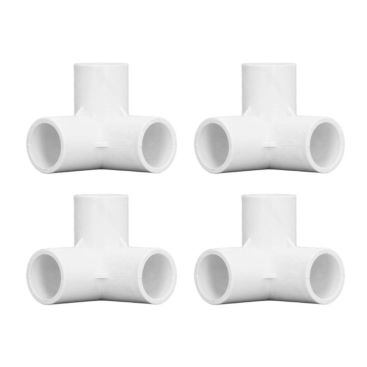 3 Way Pipe Fittings PVC Elbow Connector Multifunctional for Furniture Installation for Tent Connection