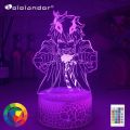 New 3d Led Light Anime Blue Exorcist Rin for Bedroom Decor Night Light Kids Brithday Gift Manga Room Desk 3d Lamps Blue Exorcist. 