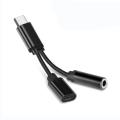 2in1 USB-C Type C to 3.5mm Jack AT Audio Cable Chargy Cable Headphone Adapter. 
