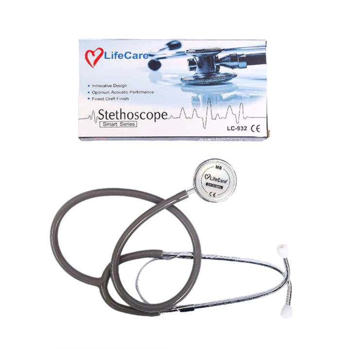 LifeCare Original Double Dual Head Stethoscope Classic Luxury Smart Design