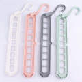 Cloths Organizer Magic Hanger | Multi-Function 9-Hole Rotatable Magic Smart Hanger | Cloths Organizer | Durable Eco-Friendly. 