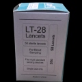 ComFit L-28 Blood Lancets – 50 Sterile Needles🌟  33G Ultra-Fine | Virtually Pain-Free 💉 | Tri-Beveled Tip | Fits Most Devices | Sterile & Safe ✅ | For Blood Sugar Testing at Home & Clinic 🏥. 