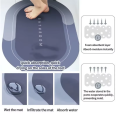 Non-slip Bathroom Mat Non-slip Toilet Super Absorbent Bathtub Mat Bathroom Entry Door Mat Diatomite Protective Foot Mat. 
