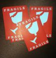 Pack of 20  Fragile Sticker For Sensitive Packaging. 