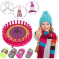 Girls Creator Knitted Scarf Maker Crochet Toy Set for Girls – Multi Color. 