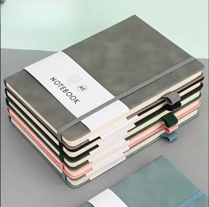 Professional%20A5%20Notebook%20with%20Elastic%20Band%20%7C%20Imported%20Elastic%20Bound%20Notebook%20%7C%20(A5%20-%2021%20x%2014.5%20x%201.3%20cm)%20Notebook%20with%20Elastic%20Closure%20for%20Organized%20Note-Taking,%20Journal%20%7C%20Ideal%20for%20Business%20Meetings%20and%20Academic%20Use%20(160,%20200,%20384%20Double%20Sided%20Pages)%20-%20Image%202