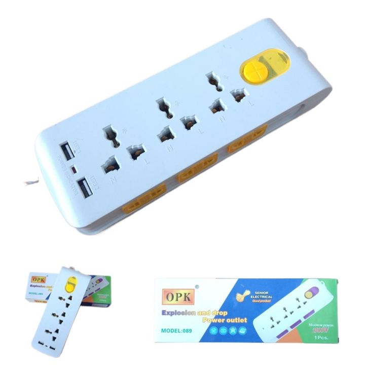 Universal Extension Board 2 USB Ports And 9 Switches Board Sockets Electric Board USB Board Extension Board 089 Board 375 USB Board OPK
