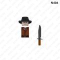 Red Dead Mini Action Figures Bricks Arthur Morgan Games Assembly Building Blocks Toys for Children American Civil War. 