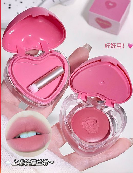 dasique Souffle Berry Milk Tea – Makeup Blush, Buildable Silky-Smooth Texture, Build-In Mini Brush, Multi-Use For Cheek and Lip