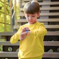 Pop it Spinner Watch, Rotating Push Bubbles Fidget Sensory Toy for Kids and Adults, Autism Special Needs Stress Relief Hand Finger Press Dimple Silicone Adjustable Bracelets. 