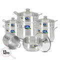 SK Metal Finish Couscousera Steamer Pot Set. 