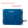 XY-502 Digital Power Amplifier 2-Channel Stereo High-Power 2X50W. 