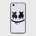 Oppo A83 Cover - SkinLee HQ Infinity Glass Case (Soft) - Marshmello Face - SKINLEE-592-1-590-151. 