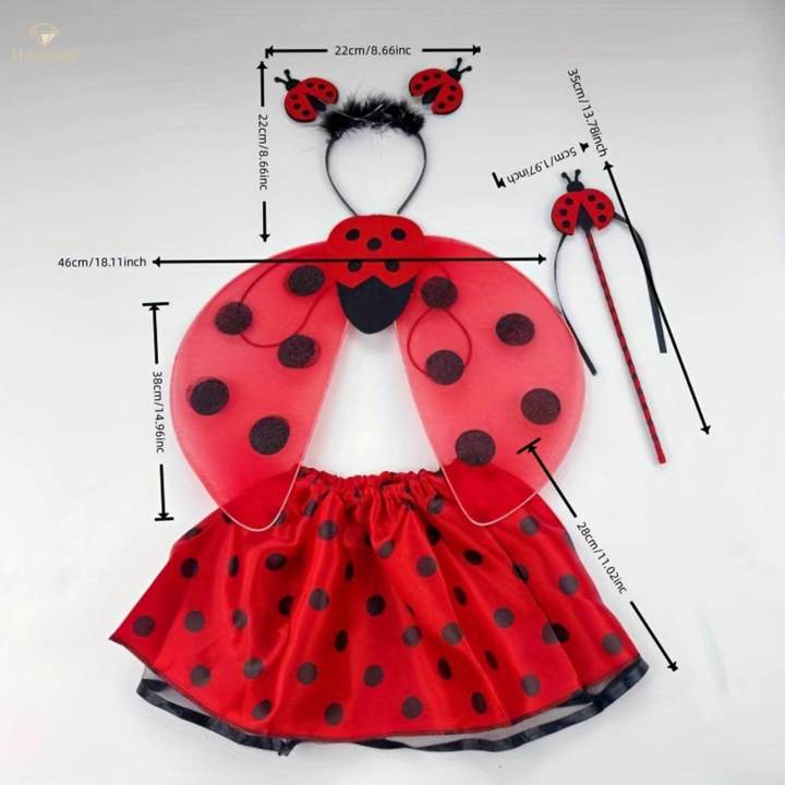 Kids%20Animal%20Costume%20Set%20Fancy%20Dress%20for%20Stage%20Performance%20Party%20Birthdays%204pcs%20ladybug%20-%20Image%207