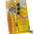 Cute Duck ink pen set of 3 pens with cartridges cute stationery for girls school and college use. 